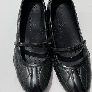Cole Haan/Nike Air Black Quilted Flats